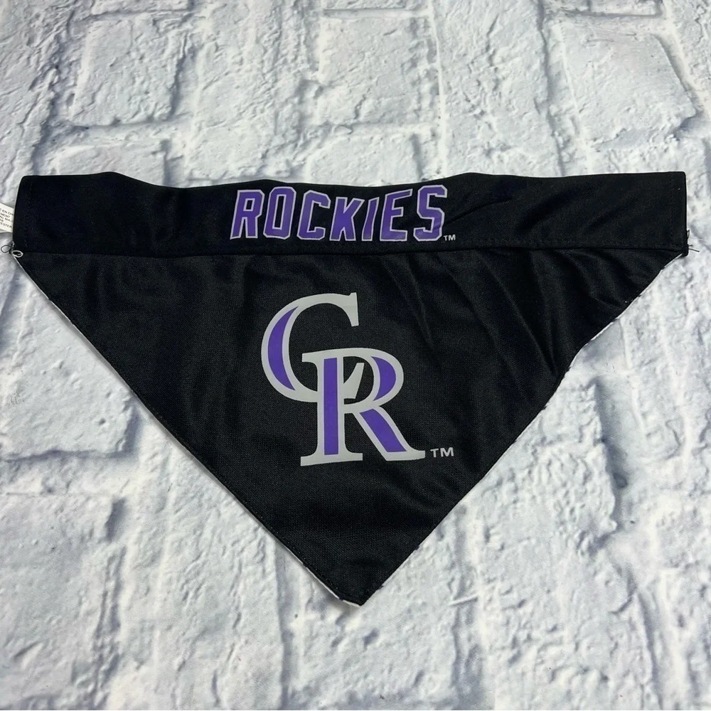 Colorado Rockies bandana for dogs Large to XL